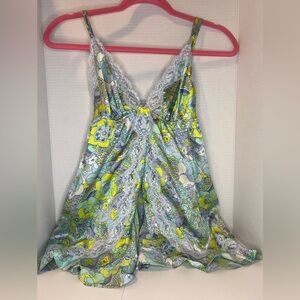 Floral Lace Trim Camisole